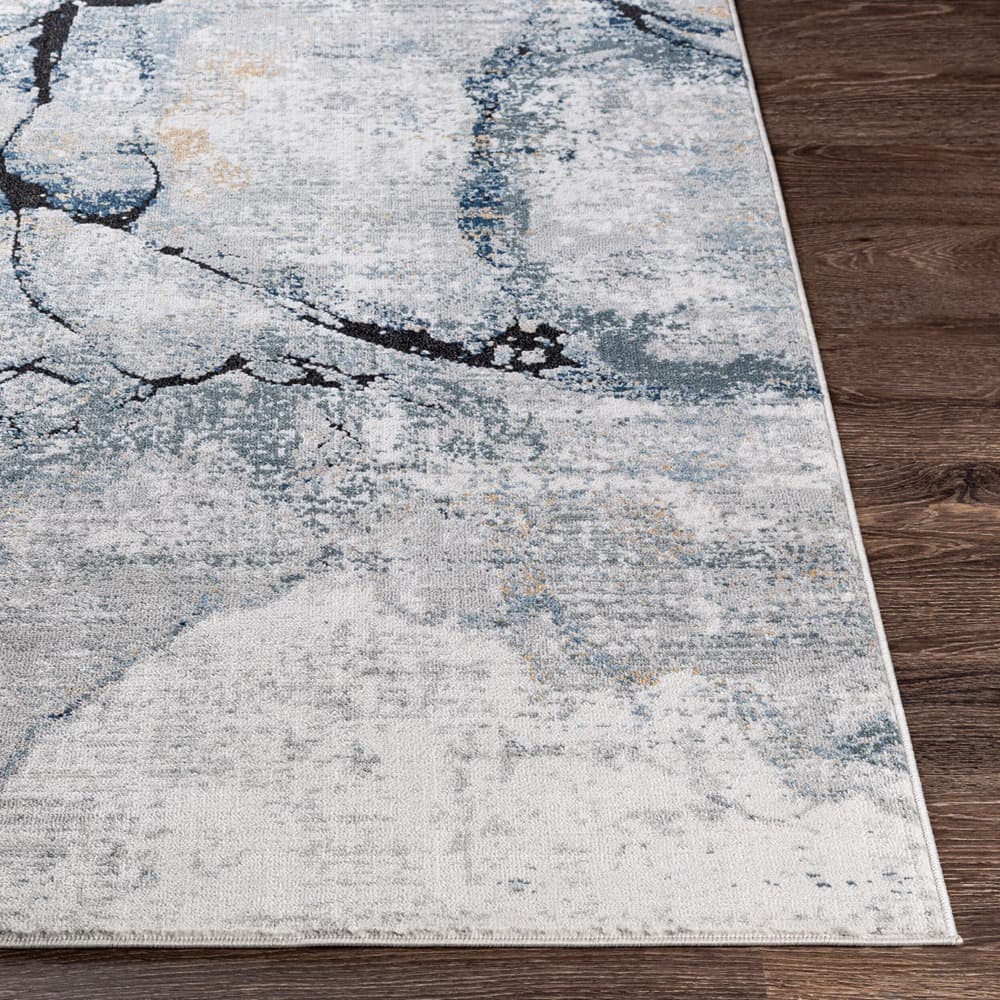 Jolie Gray Machine Woven Rug by Livabliss - Image 5