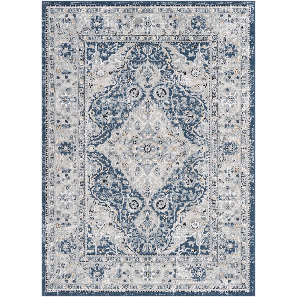 Jolie Dark Blue Machine Woven Rug by Livabliss - Image 6