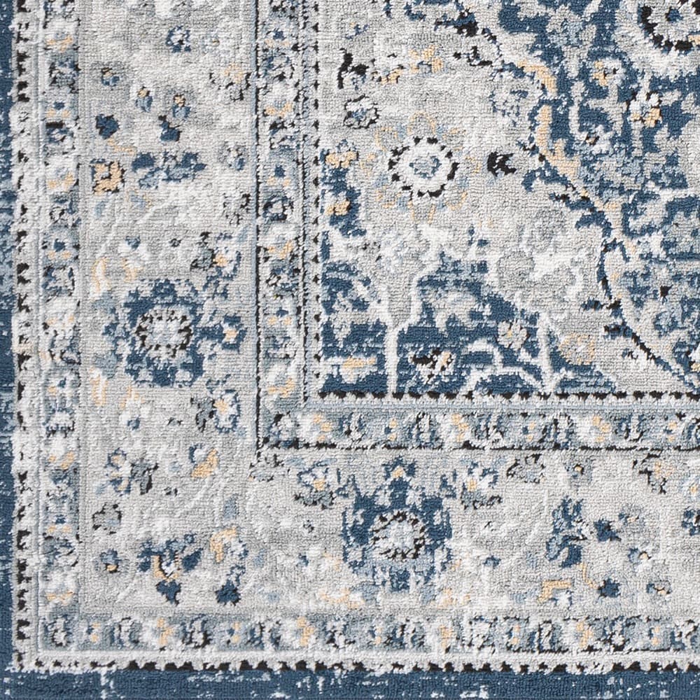 Jolie Dark Blue Machine Woven Rug by Livabliss - Image 4