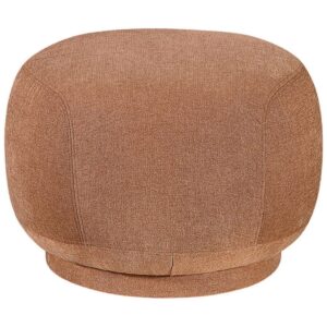 Kloe Rust Ottoman by Livabliss