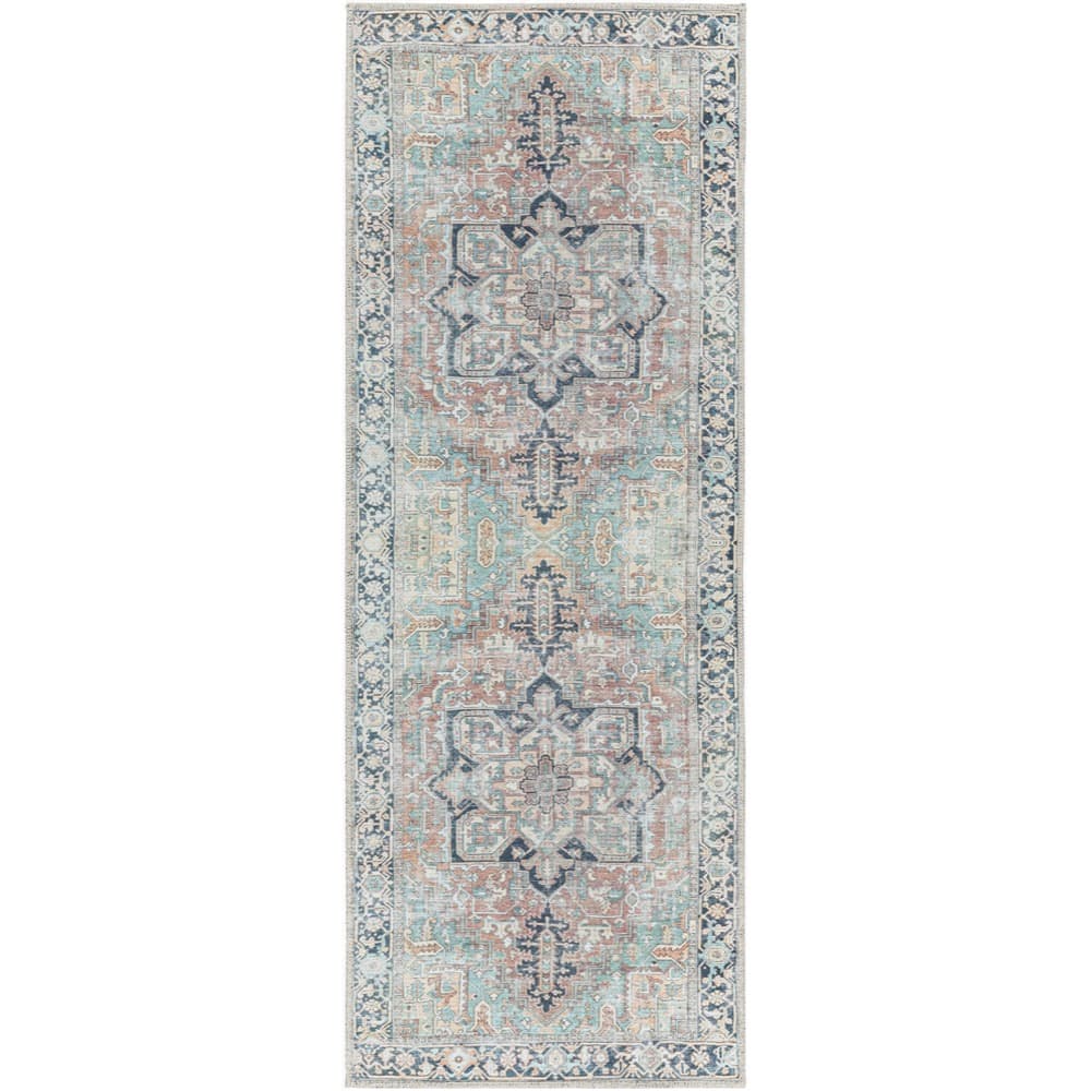 Kemer Seafoam Machine Woven Rug by Livabliss - Image 6
