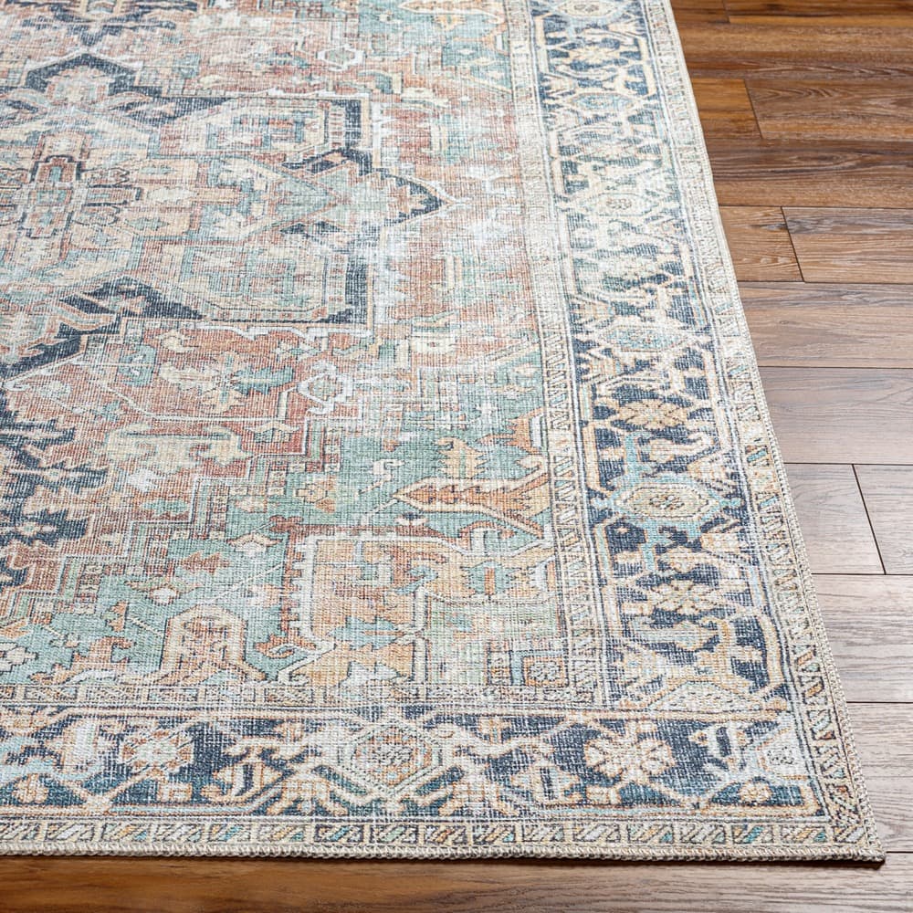 Kemer Seafoam Machine Woven Rug by Livabliss - Image 5