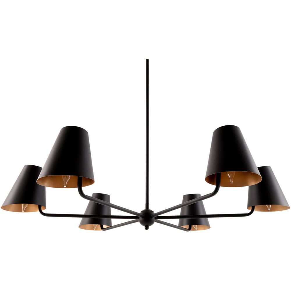 Kylen Black Chandelier by Livabliss