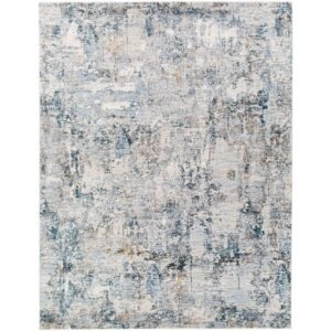 Laila Pale Blue Machine Woven Rug by Livabliss