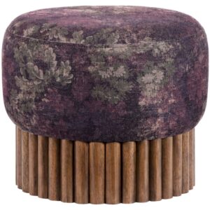 Liliana Brown Ottoman by Livabliss