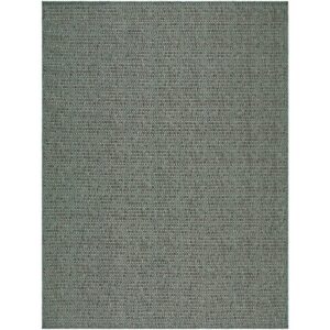 Lumina Dark Brown Machine Woven Outdoor Rug by Livabliss