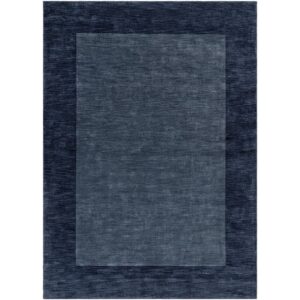 Mystique Ink Blue Handmade Rug by Livabliss