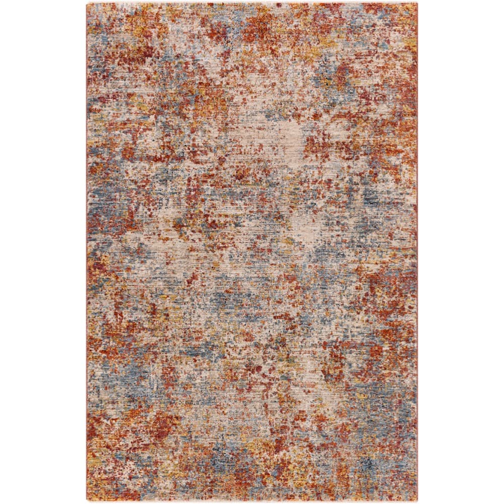 Mirabel Dusty Coral Machine Woven Rug by Livabliss - Image 9