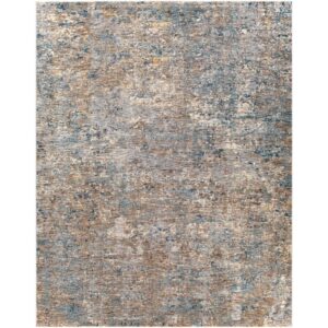 Mirabel Dark Blue Machine Woven Rug by Livabliss