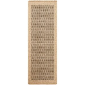 Mirage Tan Machine Woven Outdoor Rug by Livabliss
