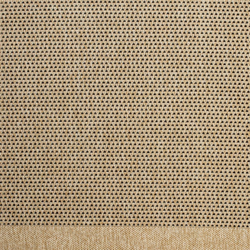 Mirage Tan Machine Woven Outdoor Rug by Livabliss - Image 4