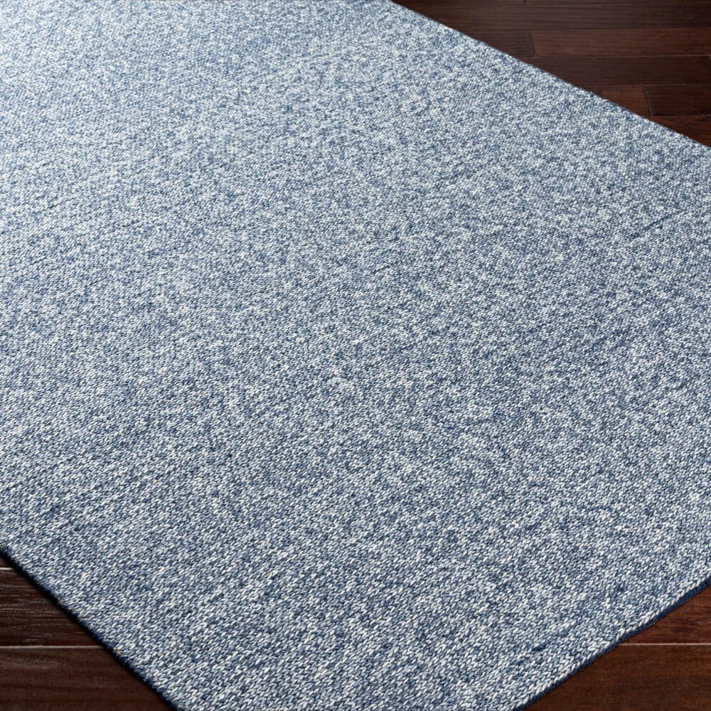 Mia Blue Handmade Rug by Livabliss - Image 3