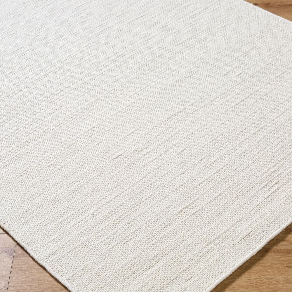 Mia Ivory Handmade Rug by Livabliss - Image 2