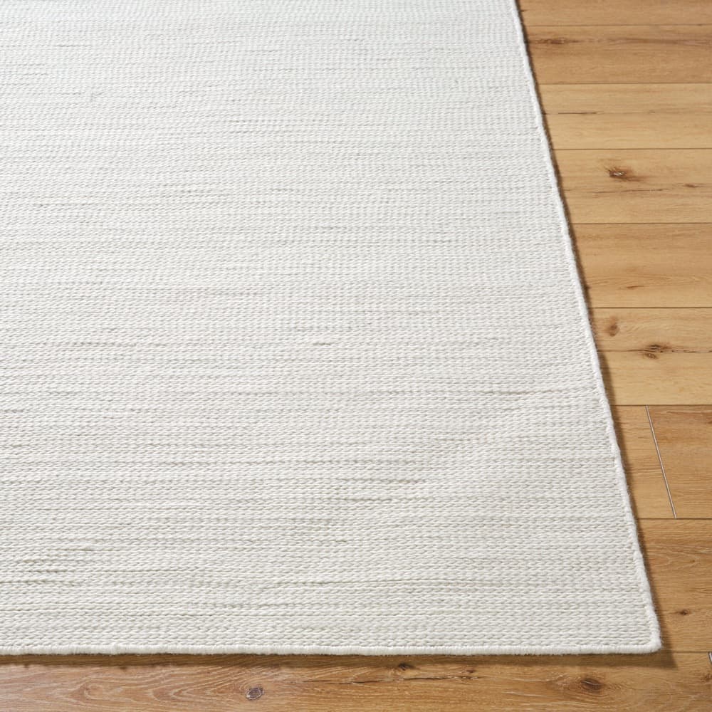 Mia Ivory Handmade Rug by Livabliss - Image 3