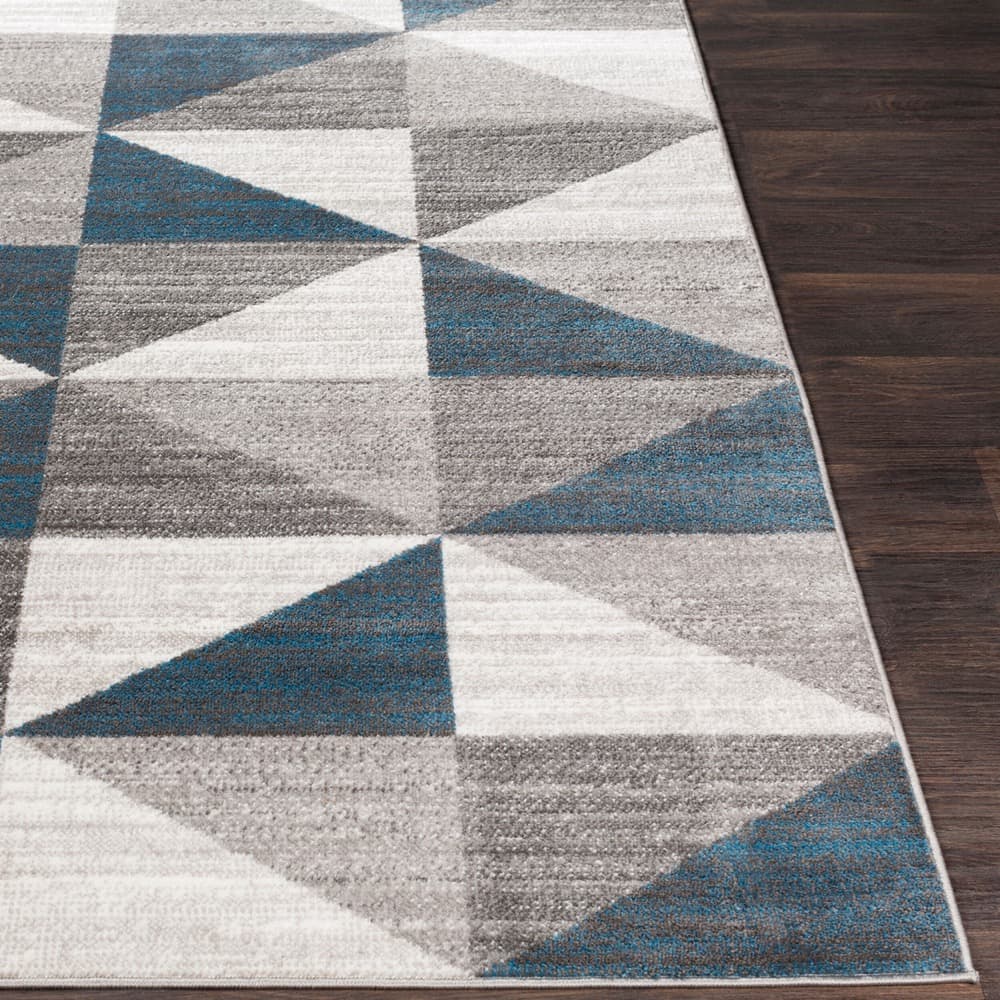 Monte Carlo Blue Machine Woven Rug by Livabliss - Image 5