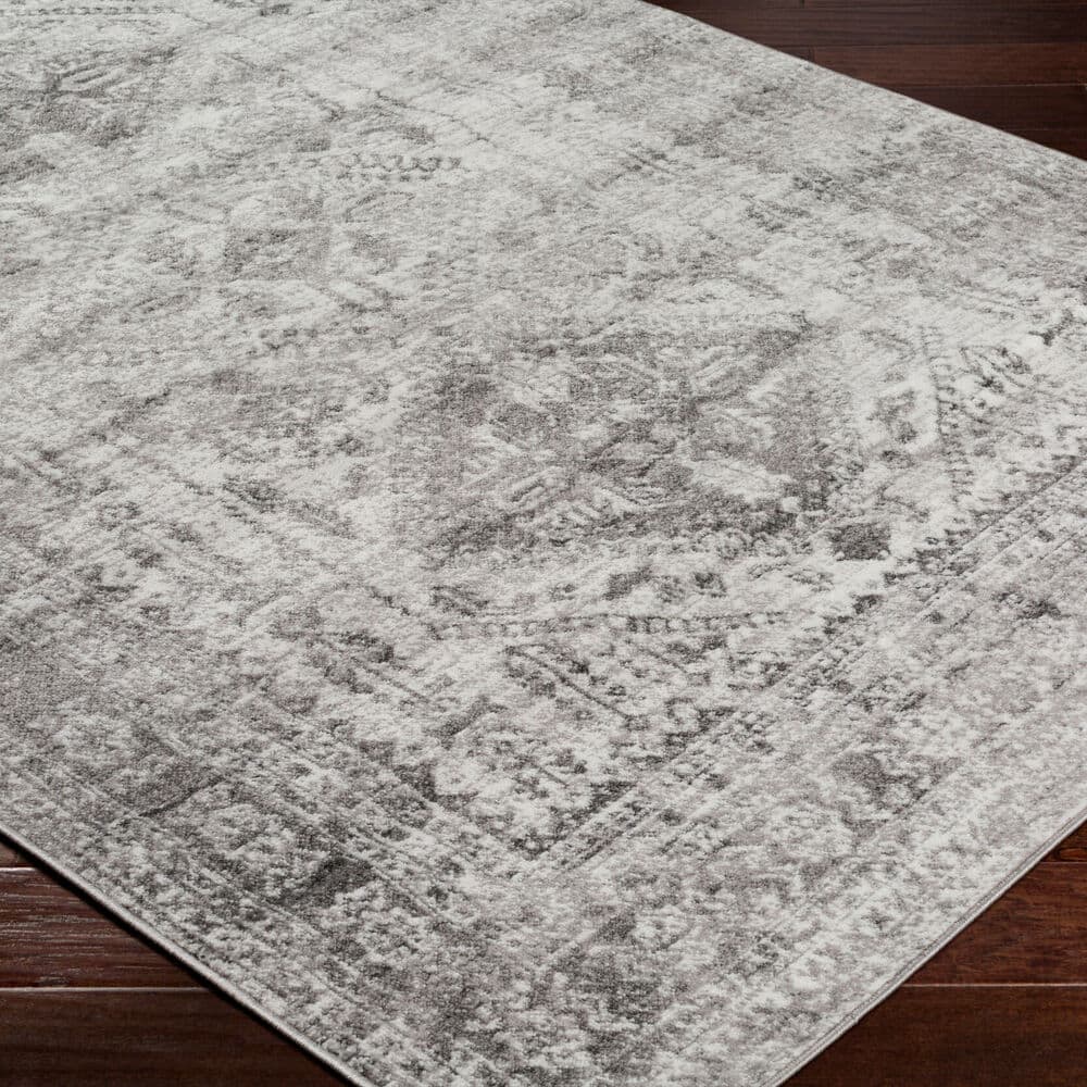 Monte Carlo White Machine Woven Rug by Livabliss - Image 3