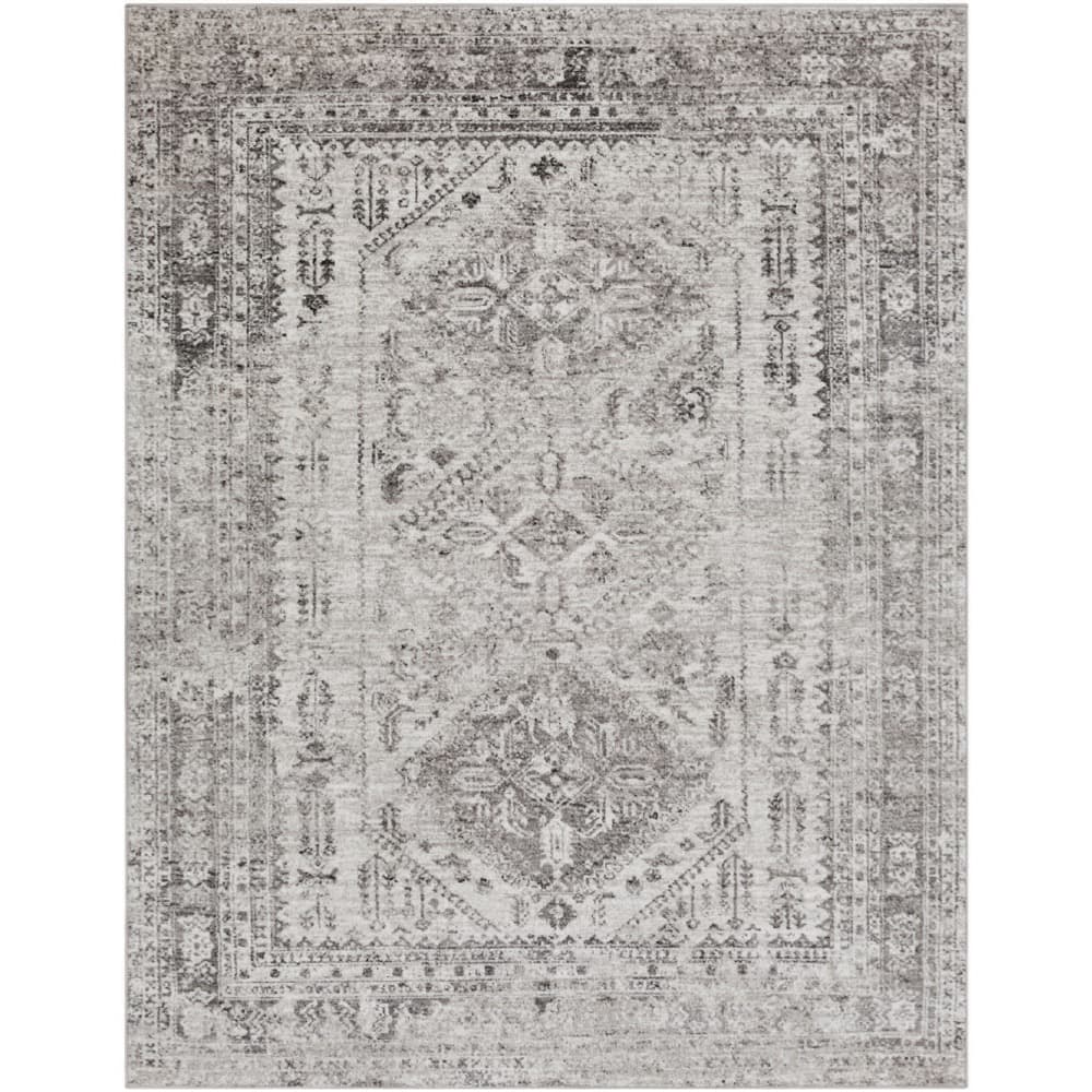 Monte Carlo White Machine Woven Rug by Livabliss