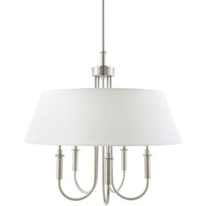 Montclaire Metallic Nickel Chandelier by Livabliss