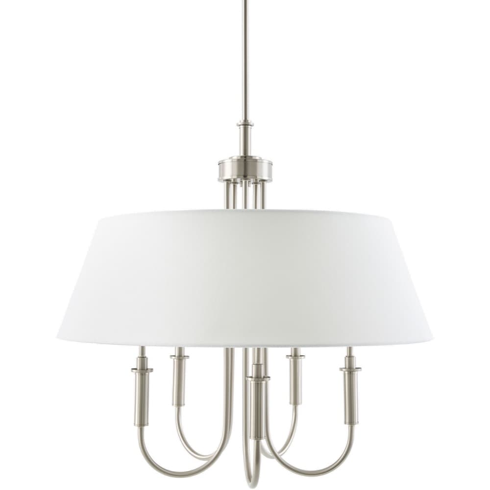Montclaire Metallic Nickel Chandelier by Livabliss