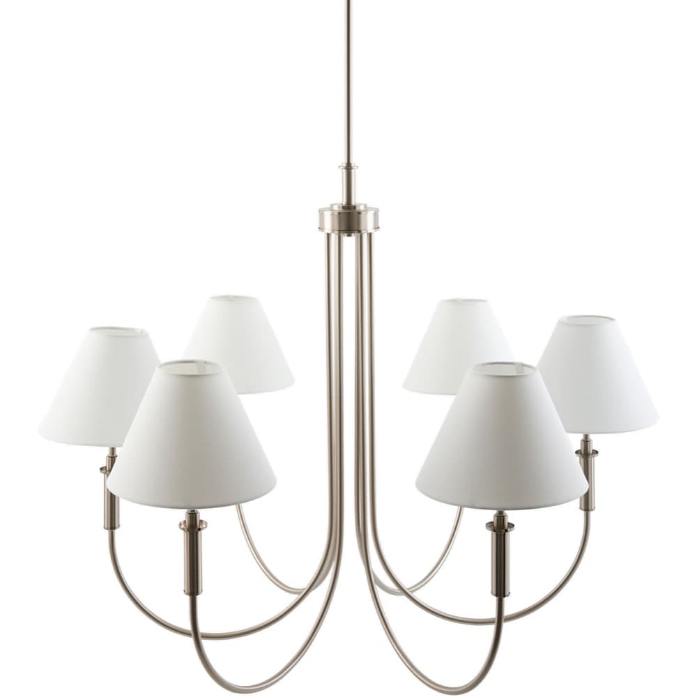 Montclaire Metallic Nickel Chandelier by Livabliss
