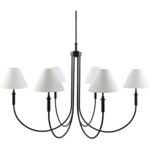 Montclaire Black Chandelier by Livabliss