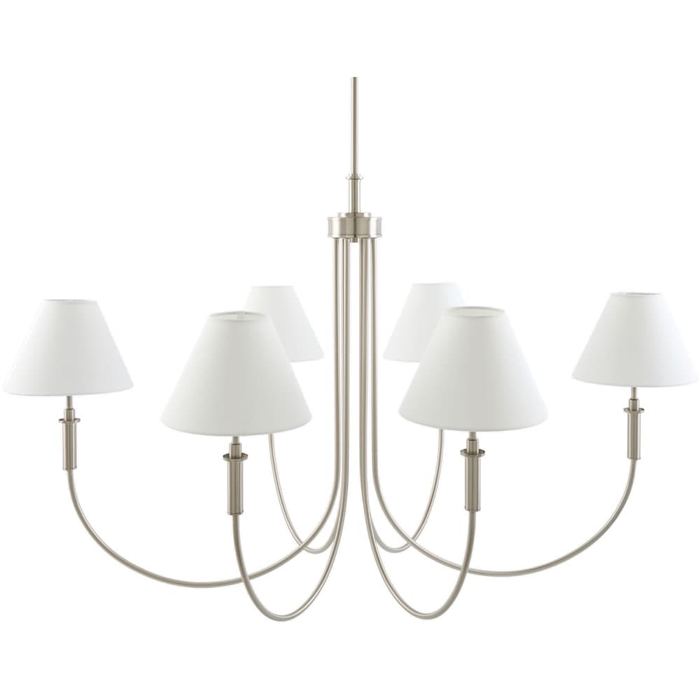 Montclaire Metallic Nickel Chandelier by Livabliss