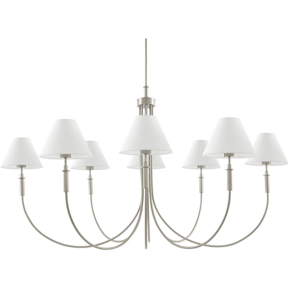 Montclaire Metallic Nickel Chandelier by Livabliss