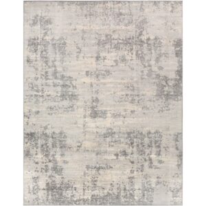 Monaco Gray Machine Woven Rug by Livabliss