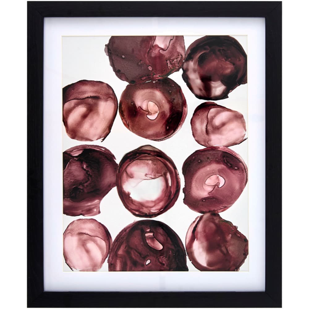 Molecule Beige Framed Art by Livabliss