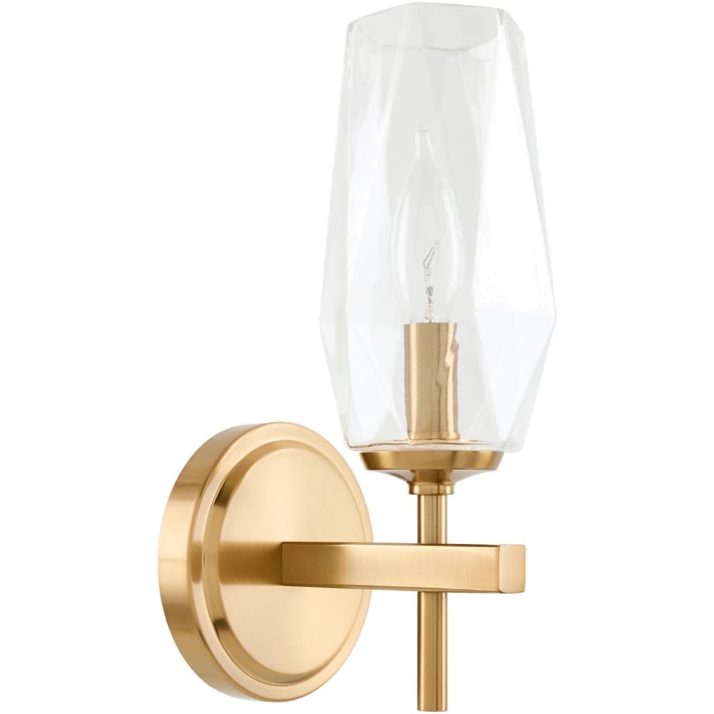 Merivelle Metallic Brass Wall Sconce by Livabliss