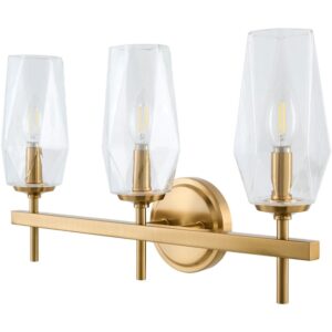 Merivelle Metallic Brass Wall Sconce by Livabliss