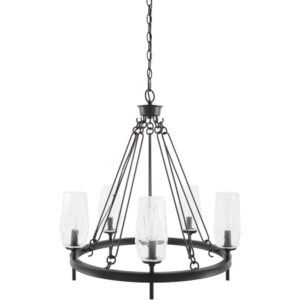 Merivelle Black Chandelier by Livabliss