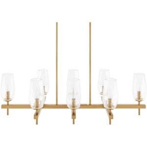 Merivelle Metallic Brass Chandelier by Livabliss