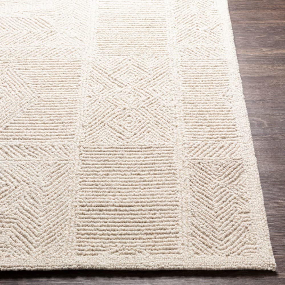 Newcastle Cream Handmade Rug by Livabliss - Image 5