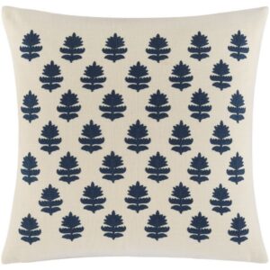 Navine Navy Accent Pillow by Livabliss