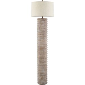 Nexum Dark Brown Accent Floor Lamp by Livabliss