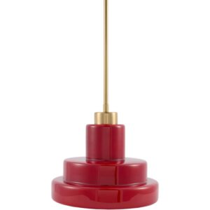 Nozay Red Pendant by Livabliss