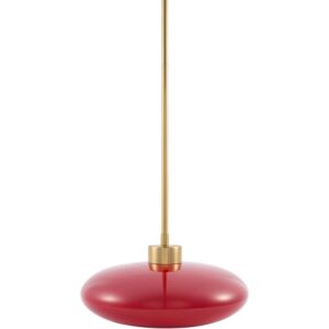 Nozay Red Pendant by Livabliss