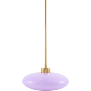 Nozay Purple Pendant by Livabliss