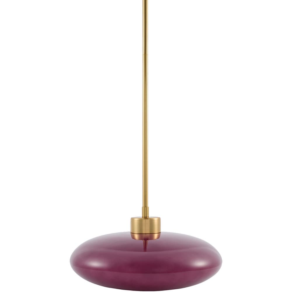 Nozay Dark Purple Pendant by Livabliss