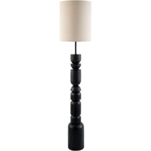 Obelina Black Accent Floor Lamp by Livabliss