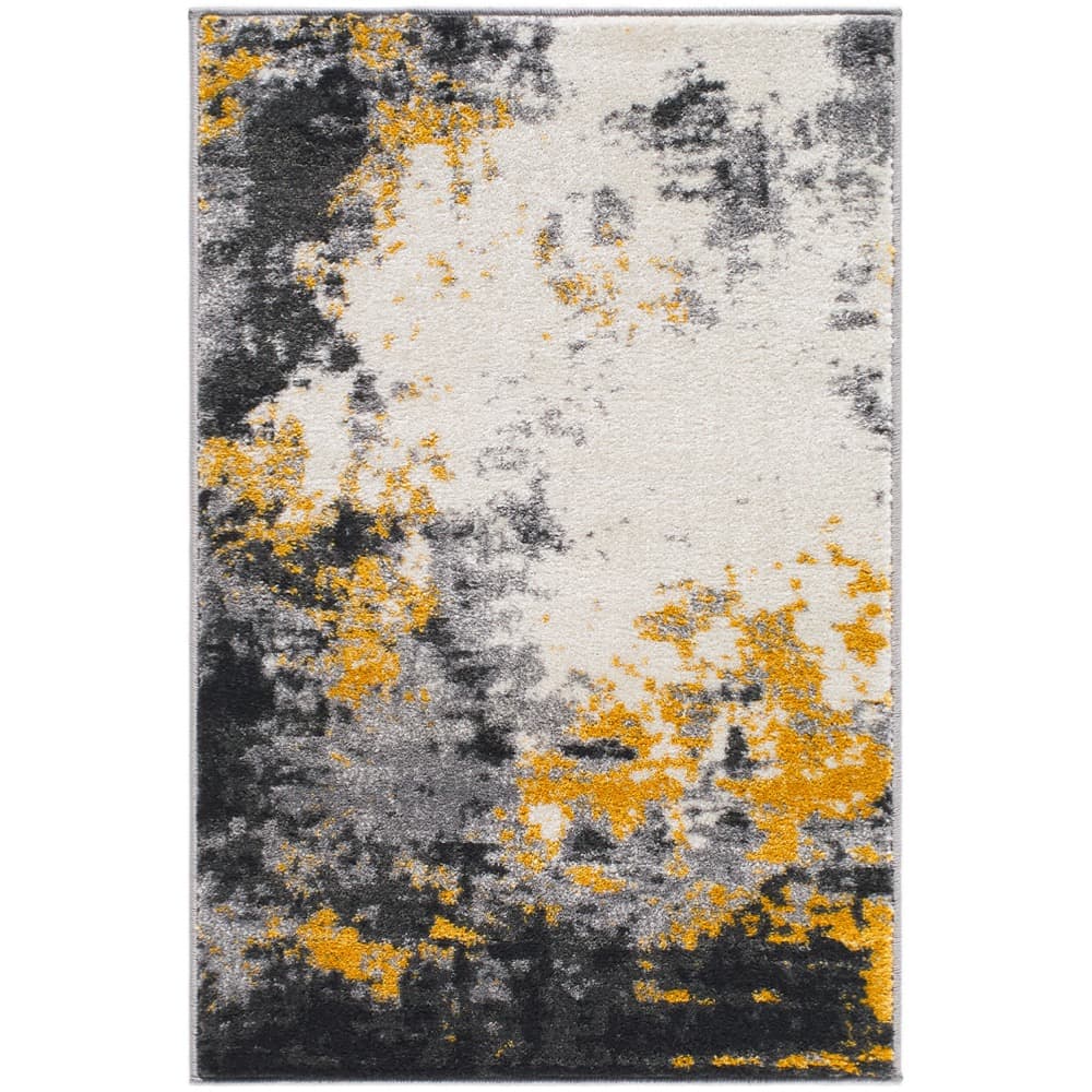 Pepin Black Machine Woven Rug by Livabliss - Image 7