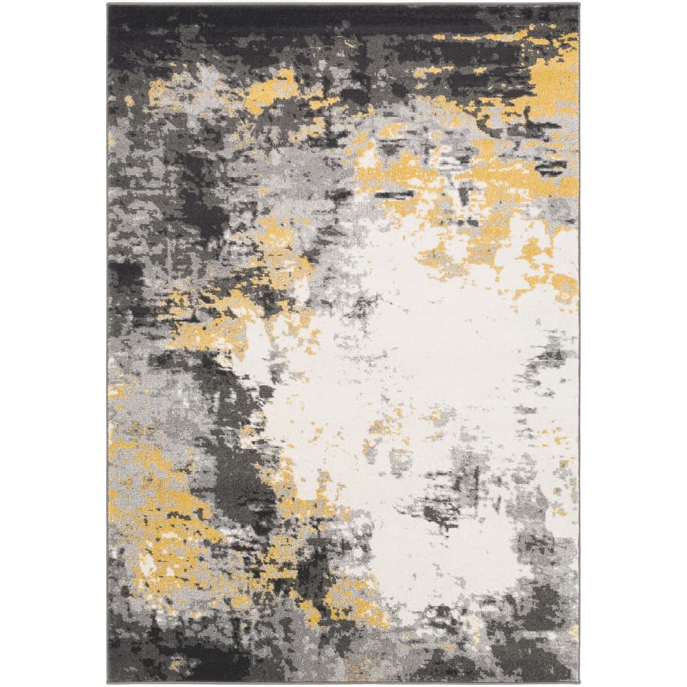 Pepin Black Machine Woven Rug by Livabliss - Image 6