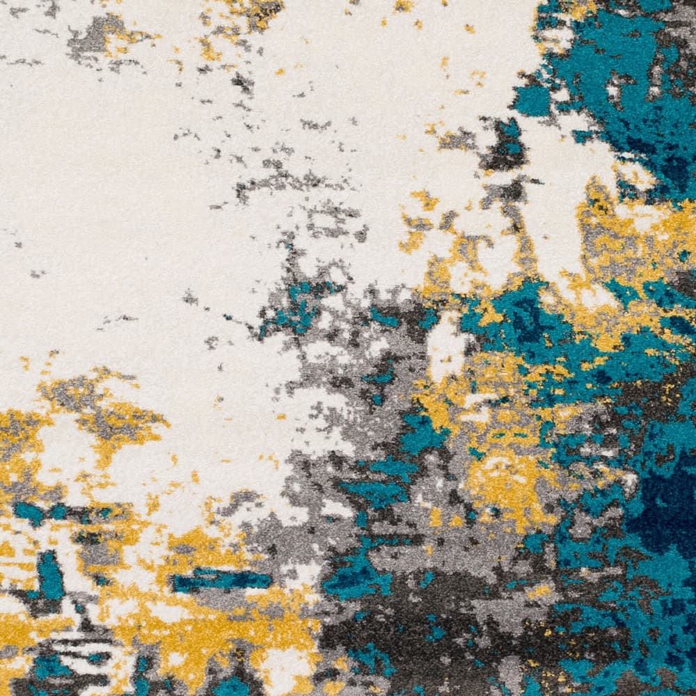 Pepin Blue Machine Woven Rug by Livabliss - Image 4