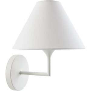 Palore White Wall Sconce by Livabliss
