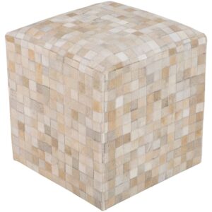 Appalachian Ivory Ottoman by Livabliss