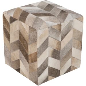 Appalachian Ivory Ottoman by Livabliss