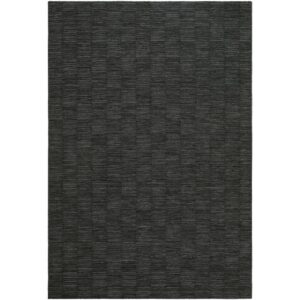 Patio Plus Charcoal Machine Woven Outdoor Rug by Livabliss