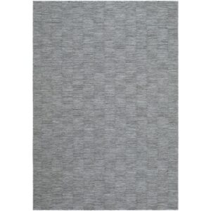Patio Plus Slate Gray Machine Woven Outdoor Rug by Livabliss