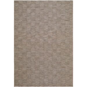 Patio Plus Taupe Machine Woven Outdoor Rug by Livabliss